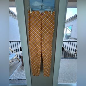 UO Plaid Peg Leg Pants